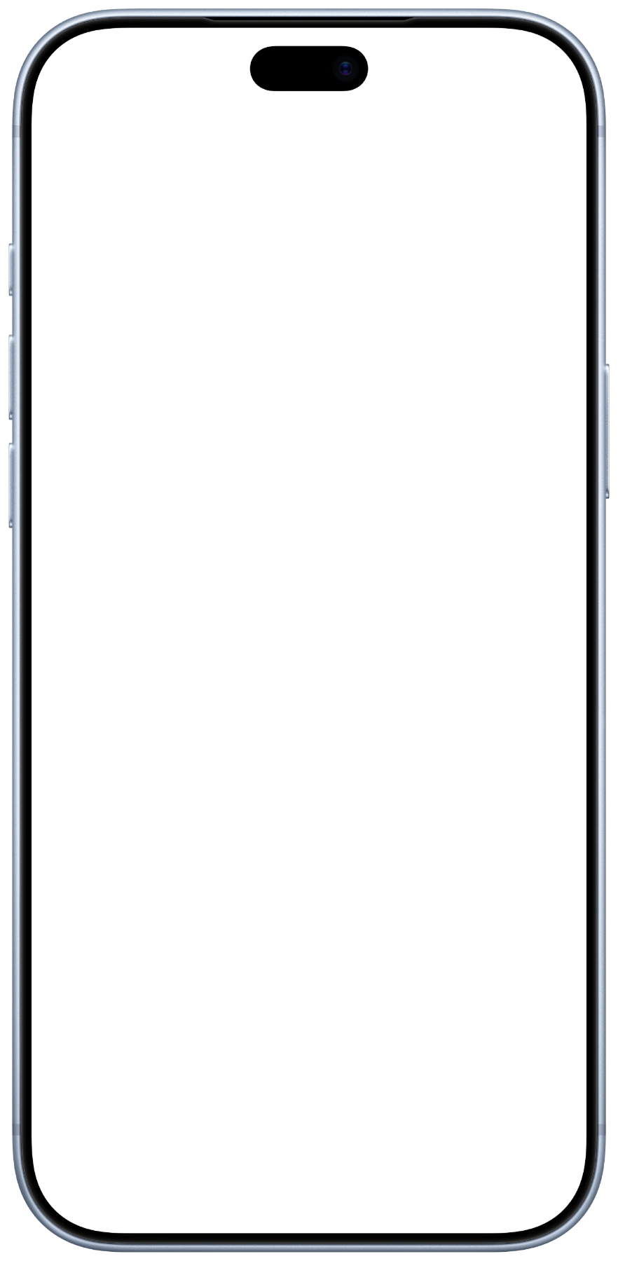 Amora على iPhone 18 Pro Max بلون Glacier